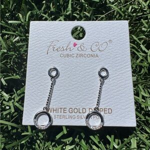 Silver Cubic Zirconia Earrings